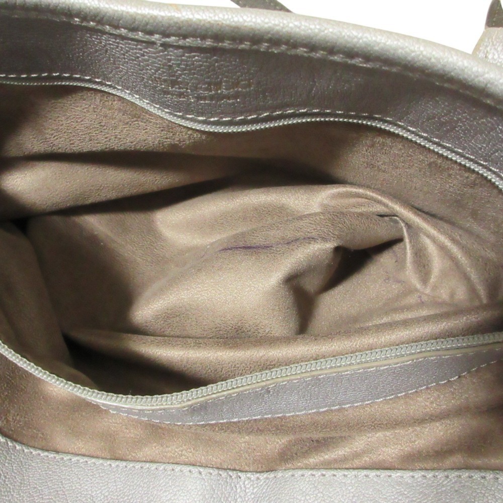 JIMMY CHOO Sasha M Star Studded Leather Tote Bag, Silver, Women's - Picture 9 of 14